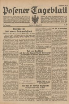 Posener Tageblatt. Jg.73, Nr. 51 (4 März 1934) + dod.