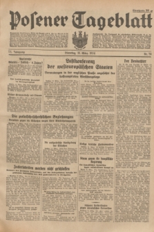 Posener Tageblatt. Jg.73, Nr. 58 (13 März 1934) + dod.