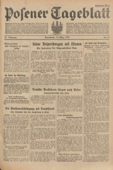 Posener Tageblatt. Jg.73, Nr. 67 (24 März 1934) + dod.