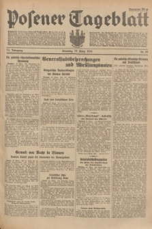 Posener Tageblatt. Jg.73, Nr. 69 (27 März 1934) + dod.