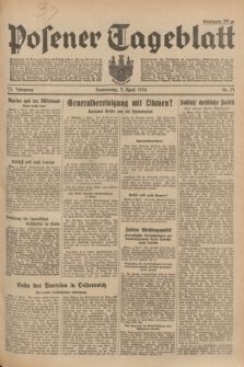 Posener Tageblatt. Jg.73, Nr. 75 (5 April 1934) + dod.