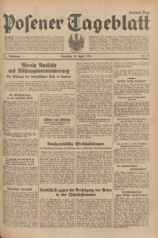 Posener Tageblatt. Jg.73, Nr. 79 (10 April 1934) + dod.
