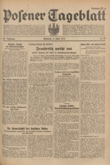 Posener Tageblatt. Jg.73, Nr. 80 (11 April 1934) + dod.