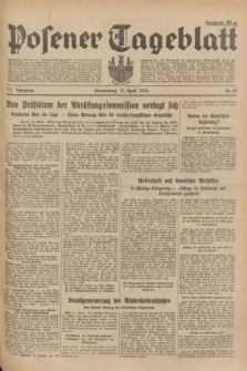 Posener Tageblatt. Jg.73, Nr. 81 (12 April 1934) + dod.