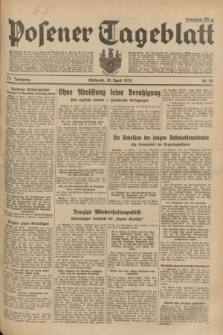 Posener Tageblatt. Jg.73, Nr. 86 (18 April 1934) + dod.