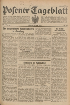 Posener Tageblatt. Jg.73, Nr. 108 (16 Mai 1934) + dod.