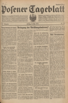 Posener Tageblatt. Jg.73, Nr. 110 (18 Mai 1934) + dod.