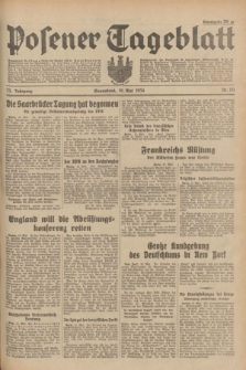 Posener Tageblatt. Jg.73, Nr. 111 (19 Mai 1934) + dod.