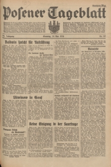 Posener Tageblatt. Jg.73, Nr. 112 (20 Mai 1934) + dod.
