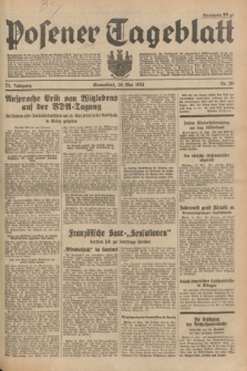 Posener Tageblatt. Jg.73, Nr. 116 (26 Mai 1934) + dod.