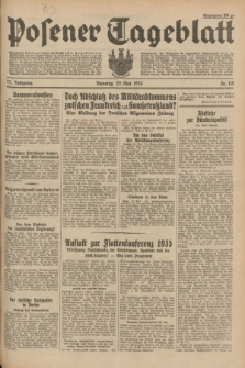 Posener Tageblatt. Jg.73, Nr. 118 (29 Mai 1934) + dod.