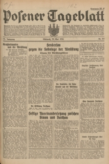 Posener Tageblatt. Jg.73, Nr. 119 (30 Mai 1934) + dod.