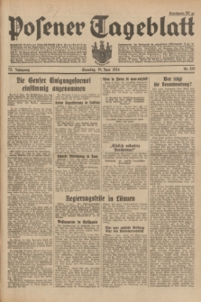 Posener Tageblatt. Jg.73, Nr. 128 (10 Juni 1934) + dod.