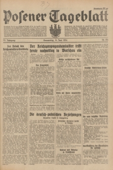 Posener Tageblatt. Jg.73, Nr. 131 (14 Juni 1934) + dod.