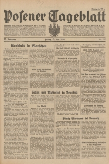 Posener Tageblatt. Jg.73, Nr. 132 (15 Juni 1934) + dod.