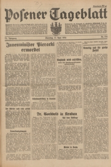 Posener Tageblatt. Jg.73, Nr. 134 (17 Juni 1934) + dod.