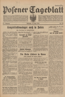 Posener Tageblatt. Jg.73, Nr. 136 (20 Juni 1934) + dod.