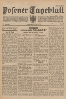 Posener Tageblatt. Jg.73, Nr. 143 (28 Juni 1934) + dod.