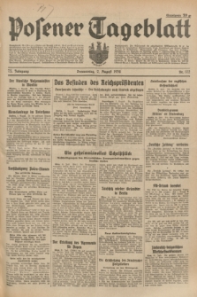 Posener Tageblatt. Jg.73, Nr. 172 (2 August 1934) + dod.