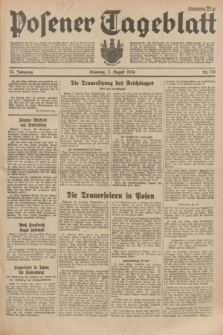 Posener Tageblatt. Jg.73, Nr. 176 (7 August 1934) + dod.