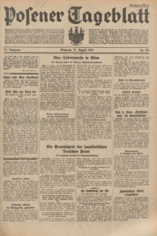 Posener Tageblatt. Jg.73, Nr. 183 (15 August 1934) + dod.