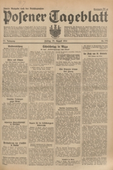Posener Tageblatt. Jg.73, Nr. 190 (24 August 1934) + dod.
