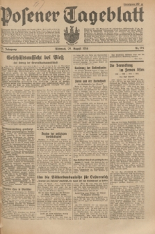 Posener Tageblatt. Jg.73, Nr. 194 (29 August 1934) + dod.