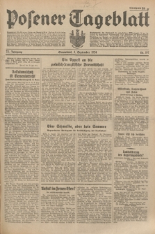 Posener Tageblatt. Jg.73, Nr. 197 (1 September 1934) + dod.