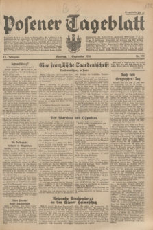 Posener Tageblatt. Jg.73, Nr. 198 (2 September 1934) + dod.