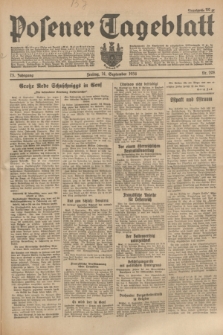 Posener Tageblatt. Jg.73, Nr. 208 (14 September 1934) + dod.