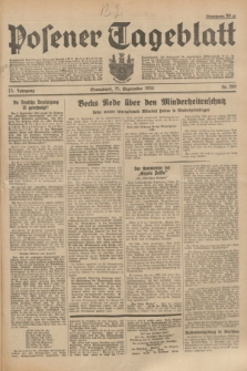 Posener Tageblatt. Jg.73, Nr. 209 (15 September 1934) + dod.