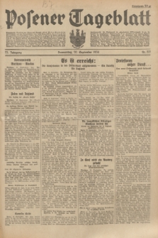 Posener Tageblatt. Jg.73, Nr. 213 (20 September 1934) + dod.