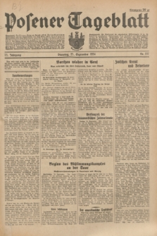 Posener Tageblatt. Jg.73, Nr. 217 (25 September 1934) + dod.
