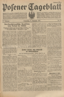 Posener Tageblatt. Jg.73, Nr. 219 (27 September 1934) + dod.
