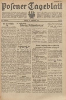 Posener Tageblatt. Jg.73, Nr. 220 (28 September 1934) + dod.