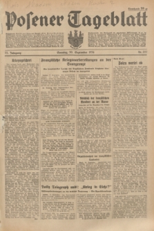 Posener Tageblatt. Jg.73, Nr. 222 (30 September 1934) + dod.