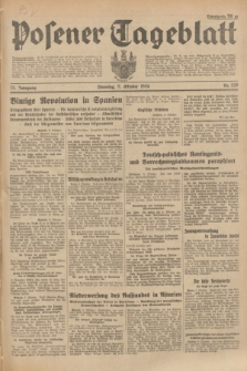 Posener Tageblatt. Jg.73, Nr. 229 (9 Oktober 1934) + dod.