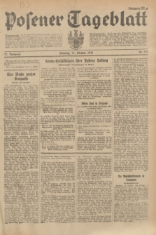 Posener Tageblatt. Jg.73, Nr. 234 (14 Oktober 1934) + dod.