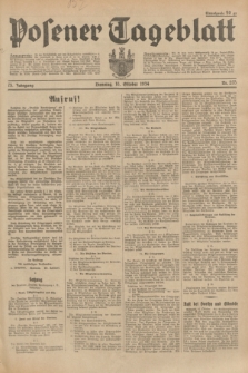 Posener Tageblatt. Jg.73, Nr. 235 (16 Oktober 1934) + dod.