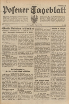 Posener Tageblatt. Jg.73, Nr. 241 (23 Oktober 1934) + dod.