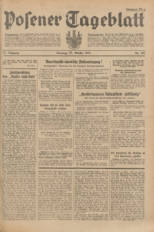 Posener Tageblatt. Jg.73, Nr. 247 (30 Oktober 1934) + dod.