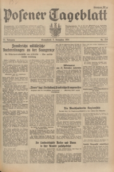 Posener Tageblatt. Jg.73, Nr. 250 (3 November 1934) + dod.