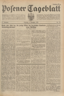 Posener Tageblatt. Jg.73, Nr. 251 (4 November 1934) + dod.