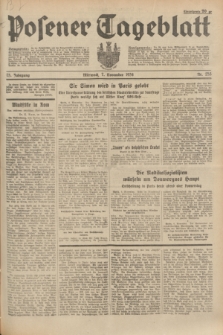 Posener Tageblatt. Jg.73, Nr. 253 (7 November 1934) + dod.