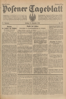 Posener Tageblatt. Jg.73, Nr. 261 (16 November 1934) + dod.