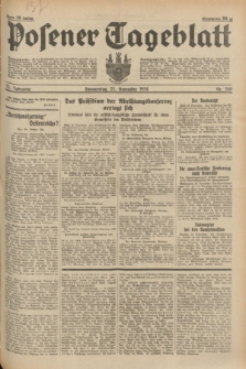 Posener Tageblatt. Jg.73, nr 266 (22 November 1934) + dod.