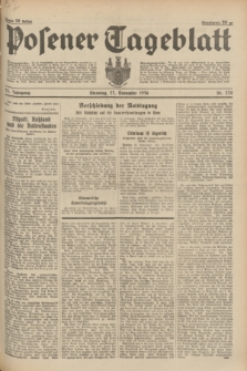 Posener Tageblatt. Jg.73, nr 270 (27 November 1934) + dod.