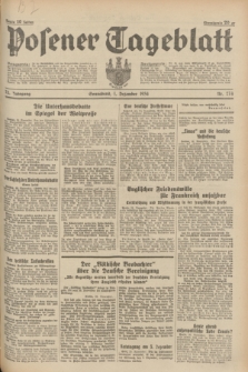 Posener Tageblatt. Jg.73, nr 274 (1 Dezember 1934) + dod.