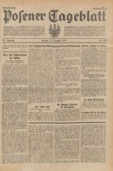 Posener Tageblatt. Jg.73, nr 290 (21 Dezember 1934) + dod.