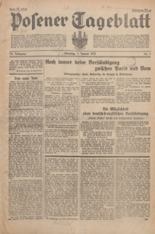 Posener Tageblatt. Jg.74, Nr. 1 (1 Januar 1935) + dod.